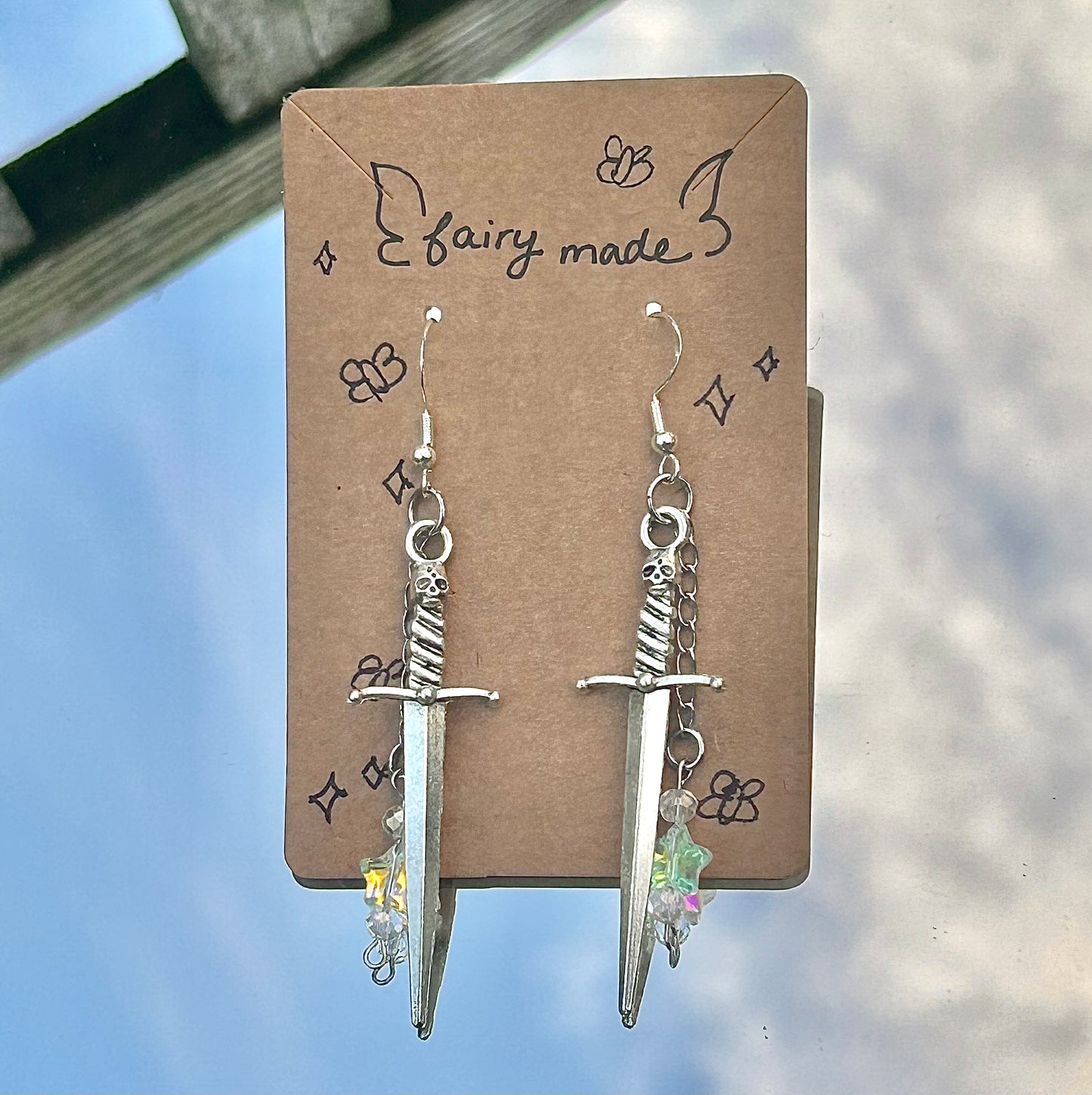 White Guardian Fairy Earrings